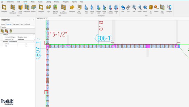 wall panel framing software